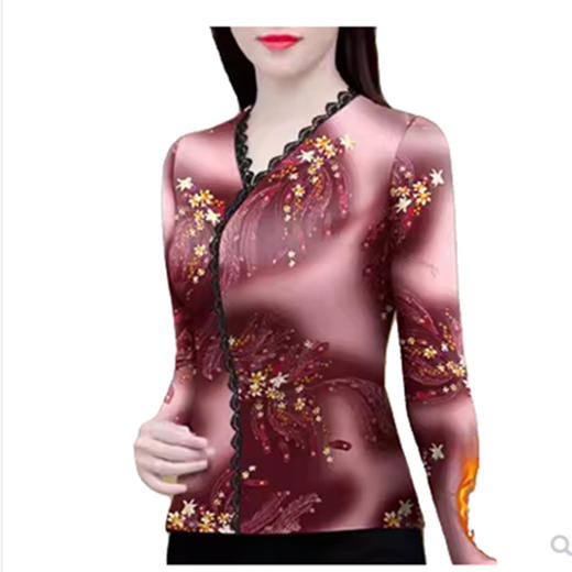 KQL B41N6259一体双面德绒半高领打底衫 商品图4