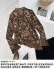 34BAR093219#中式丝绒斜角气质小衫 商品缩略图1