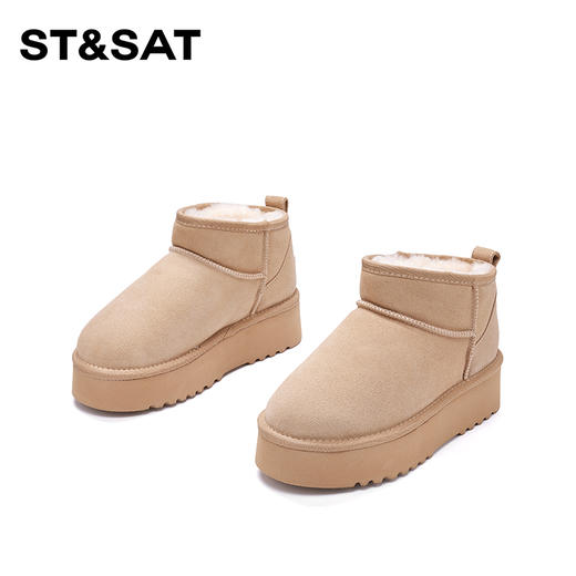 星期六时尚经典款百搭雪地靴SS34118P8L 商品图6