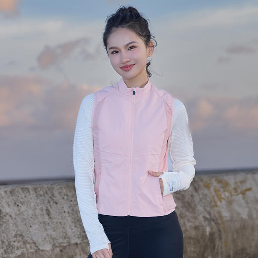 多威棉马夹男无袖运动上衣女休闲百搭跑步训练运动服2552107 商品图6