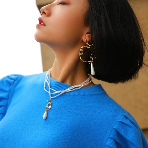 Victoria维多利亚系列｜百灵鸟铃兰花项链 商品图3