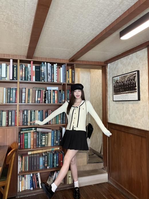 <曾小咸推荐>现货秒杀！微信超特价！ 韩系撞色白色针织毛衣 日常189.99 立减90 秒杀99.99！ 商品图8