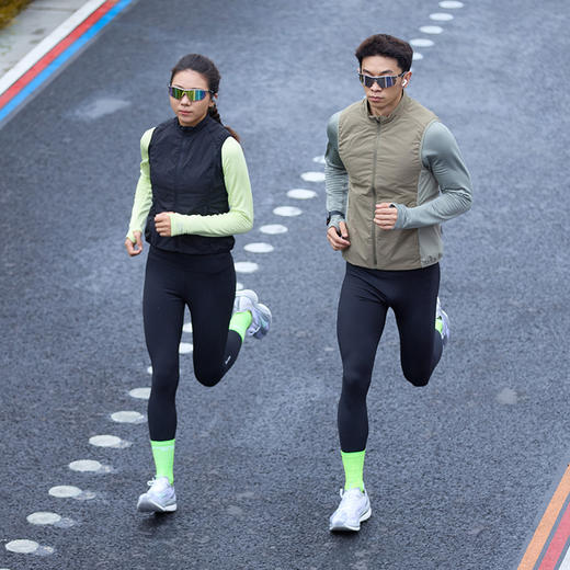 多威棉马夹男无袖运动上衣女休闲百搭跑步训练运动服2552107 商品图1