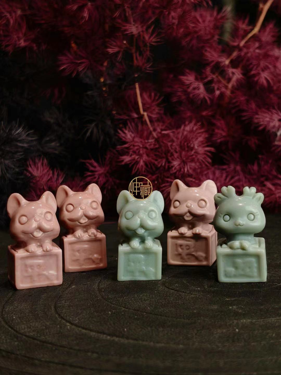 阿拉善印章小摆件（随机发货）