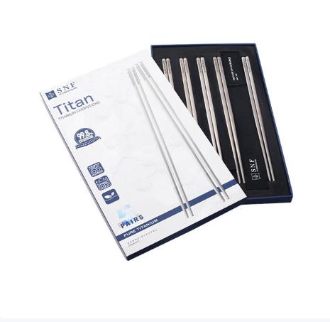 施耐福 纯钛筷子5件套(银色) 商品图4