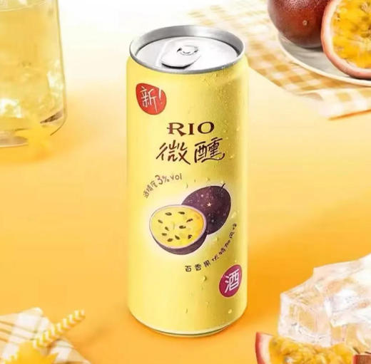 锐澳 微醺3度百香果伏特加味鸡尾酒(新旧包装随机) 330ml/份 商品图0