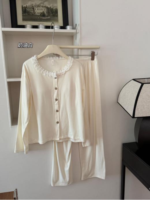 🎉【秋冬暖肤纯色德绒睡衣套装🌷】睡衣花色选择的尽头是纯色睡衣……💦OOTD | 好喜欢我的秋冬德绒睡衣呀！！ 商品图6