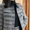 剩S/XXL 舒适羊毛混纺保暖知性简约粗花呢时尚套装3655 商品缩略图4