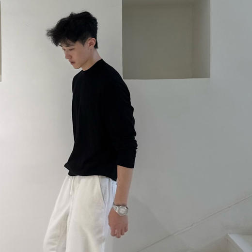 【虎头刺绣男士德绒打底衫】堪比羊绒的触感，每个男士衣橱里都应必备的一条上身保暖性超强，舒适不厚重！ 商品图1