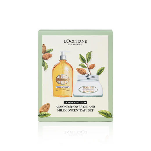 【双12嗨购节】【全球购】L'occitane欧舒丹杏仁甜扁桃两件套（沐浴油500ml+身体乳200ml）-wskl581_bba 商品图2