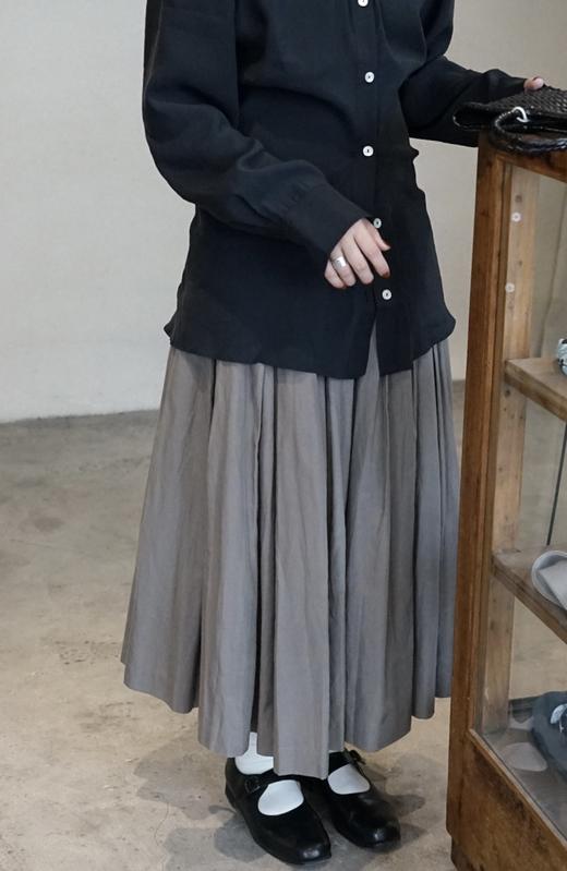 Studio Nicholson 修身收腰V领衬衫 商品图2