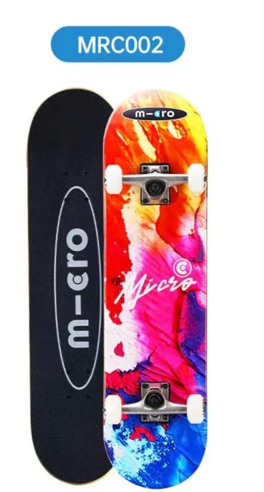 （清仓）m-cro/迈古瑞士micro迈古滑板初学者双翘街头青少年专业街板（非静音轮） 商品图1