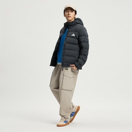 Adidas阿迪达斯HELIONIC STRETCH HOODED DOWN JACKET男子 防风保暖连帽羽绒服KH3993 商品图2