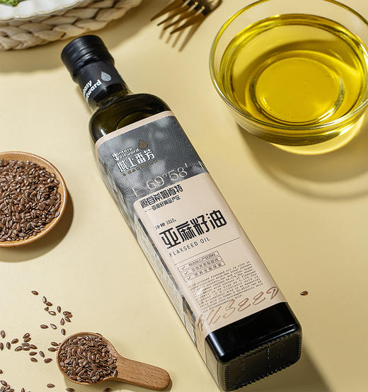 域上番芳·亚麻籽油500ml*2（压榨一级）陆地上的“深海鱼油” 商品图1