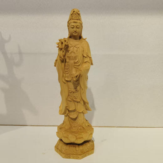 新款观音黄杨摆件 商品图0