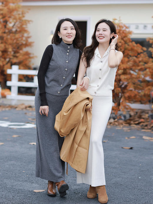 一姐私服  挺括质感100%澳洲绵羊毛套装 商品图3