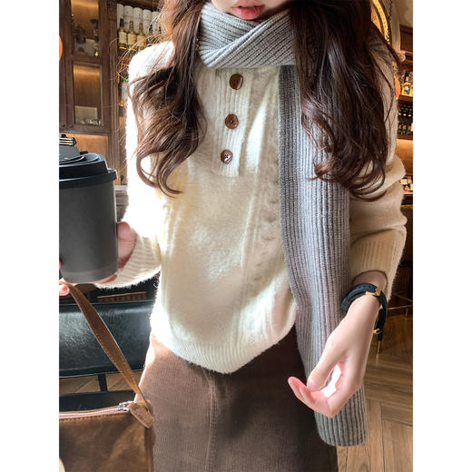 <曾小咸推荐>3.5现货秒杀 ！微信超特价！韩系麻花毛衣 日常169.99 立减80 秒杀89.99！！ 商品图4