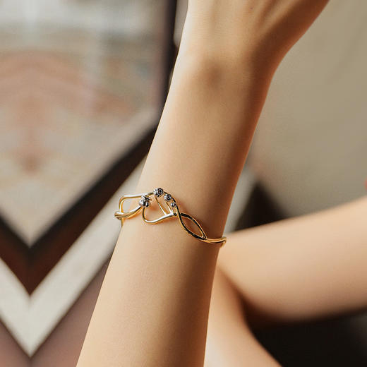 Victoria维多利亚早期 | 铃兰珍珠藤蔓手镯 商品图3