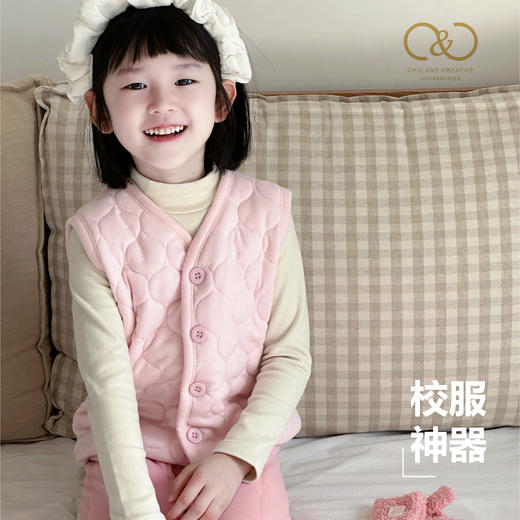 小船儿专属！【C&C儿童德绒羊毛蚕丝加绒加厚保暖夹棉马甲/小棉裤JLB011】两件起拍！单拍不发！ 商品图2