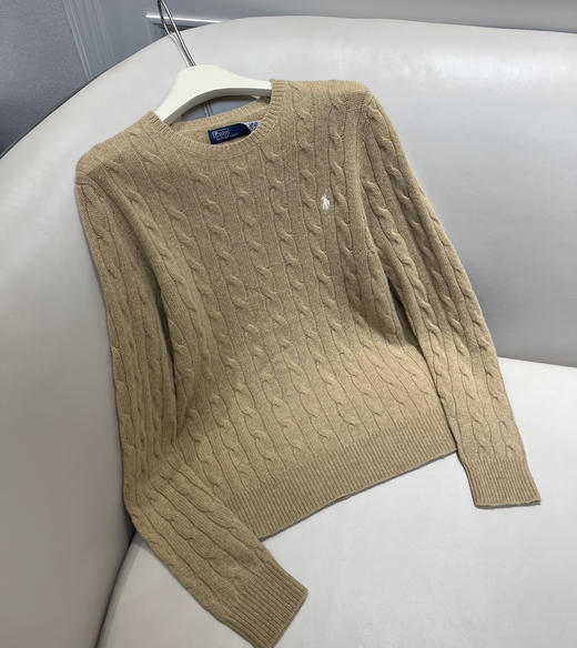 原单拉夫*伦女士羊绒绞花针织毛衣103103 商品图10