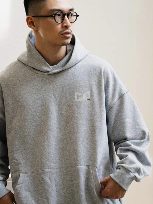 GYOZA PASTA/GP25AW-C059/康利数码印花远红外锁温三针五线重磅宽松加绒连帽卫衣 商品图3