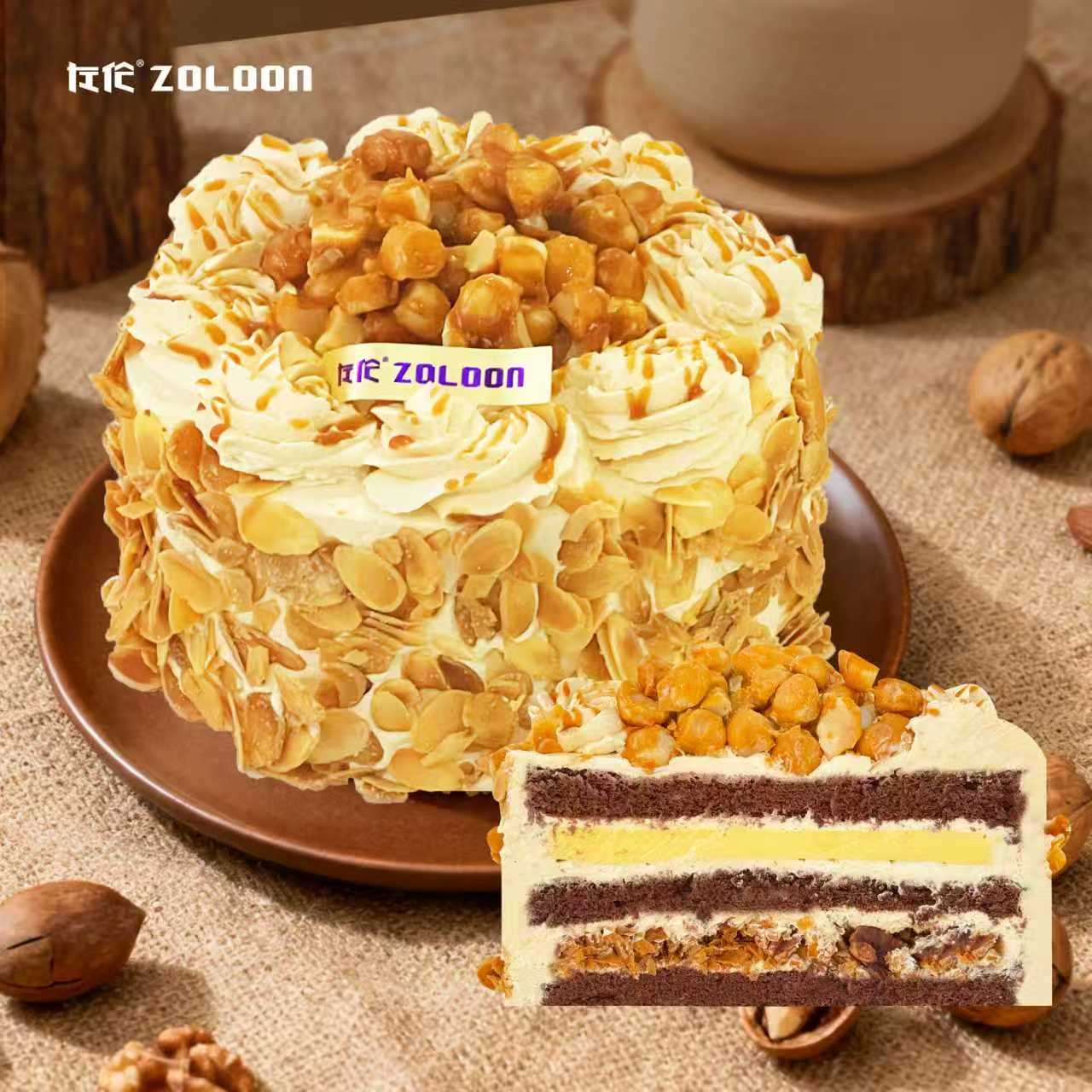 超人气丨黄金脆榛（焦糖海盐榛子脆脆蛋糕）