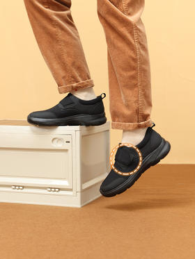 Pansy盼喜日本男鞋轻便舒适透气防滑魔术贴休闲鞋 HDN1135