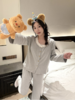 🎉【秋冬暖肤纯色德绒睡衣套装🌷】睡衣花色选择的尽头是纯色睡衣……💦OOTD | 好喜欢我的秋冬德绒睡衣呀！！ 商品缩略图5