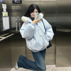 西遇大毛领派克棉服女冬季新款保暖加厚小个子工装棉袄外套SS051752 商品缩略图4