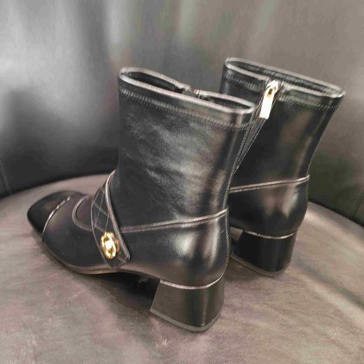 LFGJ凌介女鞋 时尚百搭小短靴 商品图4