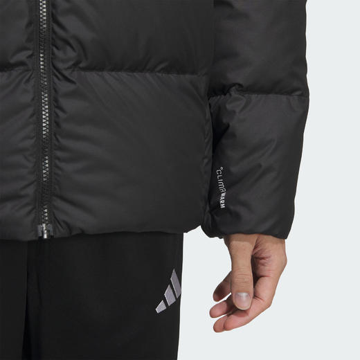 Adidas阿迪达斯BASIC DOWN JACKET 男子拒水防风保暖连帽600蓬鸭绒羽绒服KC2478 商品图9