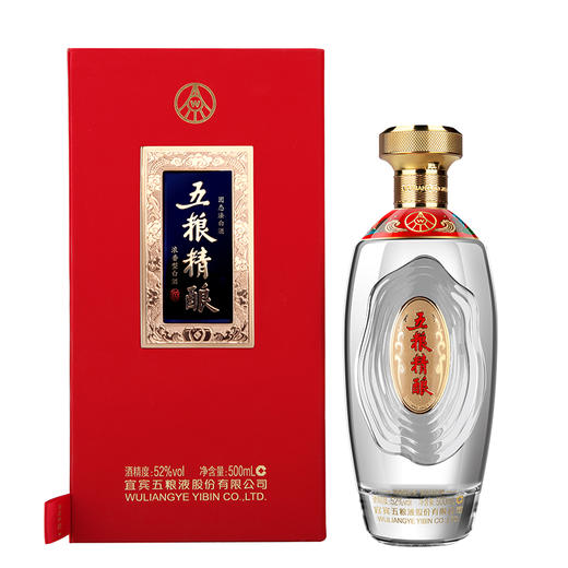 五粮液 五粮精酿·龙兴凤举 52度 浓香型 高度纯粮白酒喜酒 500ml 商品图3