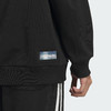 Adidas阿迪达斯SWEAT CREW 男子毛圈布格纹印花运动宽松卫衣套头衫KC0116 商品缩略图5