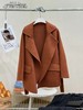 74WT20515#大翻领无扣大衣 商品缩略图0