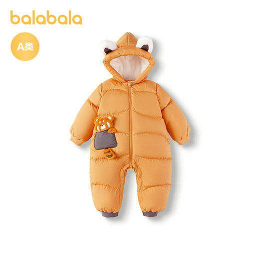 【商场同款】巴拉巴拉童装婴儿连体衣宝宝羽绒服冬装2025新款 商品图4