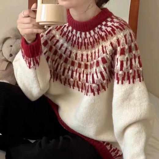 佐姿莎 费尔岛风氛围感针织毛衣合集 | 百搭不挑人 宽松版型 藏肉显瘦 慵懒随性 多款可选 商品图13