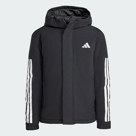 Adidas阿迪达斯INSULATED HOODED JACKET男子 拒水防风保暖运动休闲连帽夹克外套JY8303