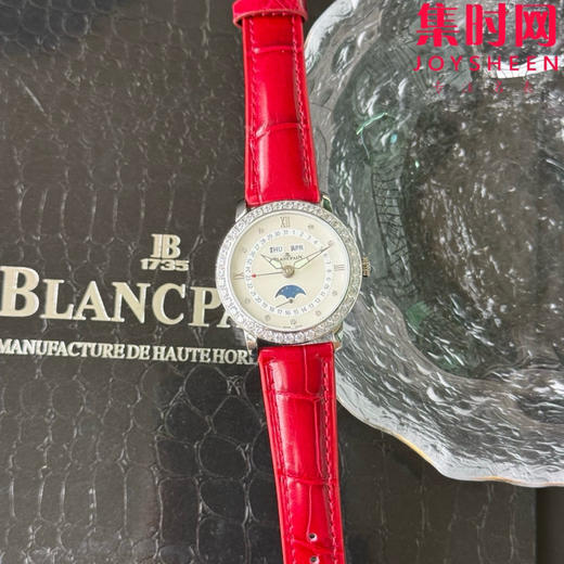 TWT宝珀月亮美人天然贝母盘女表（钻圈贝母面）女士机械腕表 女装3663全历月相腕表 表径35mm 商品图2