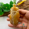 派瑞翡翠 翡翠手把件 糯种 黄翡 商品缩略图1