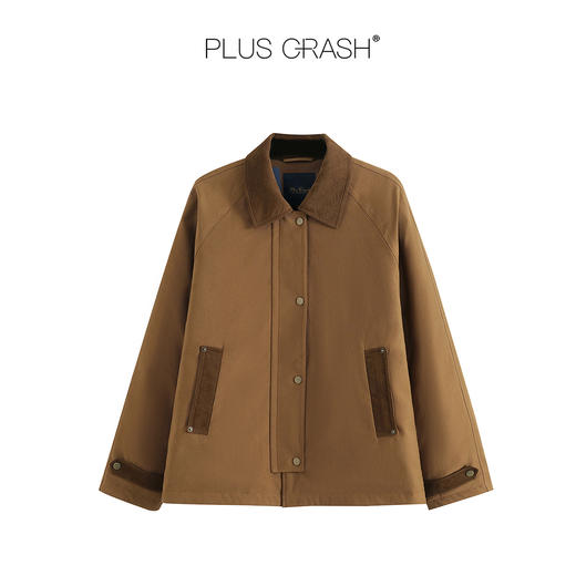 PLUS CRASH2025新款高智巴恩复古百搭工装羽绒服保暖百搭夹克外套 商品图1