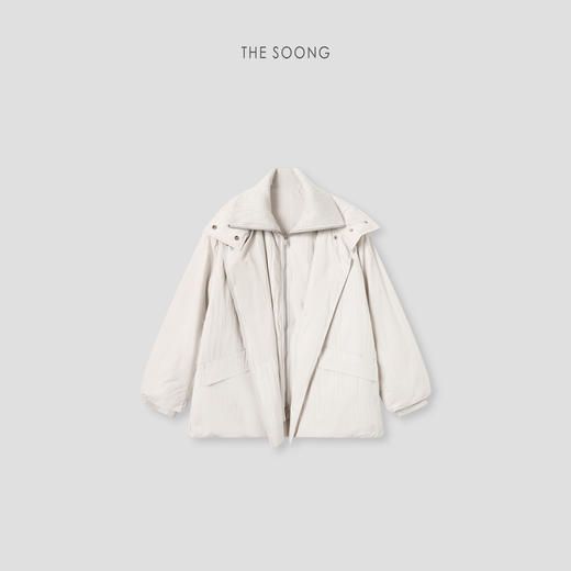 THESOONG"轻暖延续"进口机织定织定染90白鸭绒锁绒羽绒服HWYRF8103 商品图0
