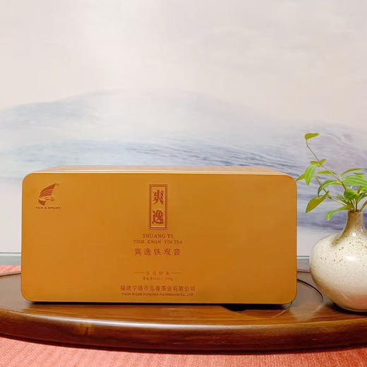 弘春茗茶 爽逸铁观音铁盒装150克 商品图1