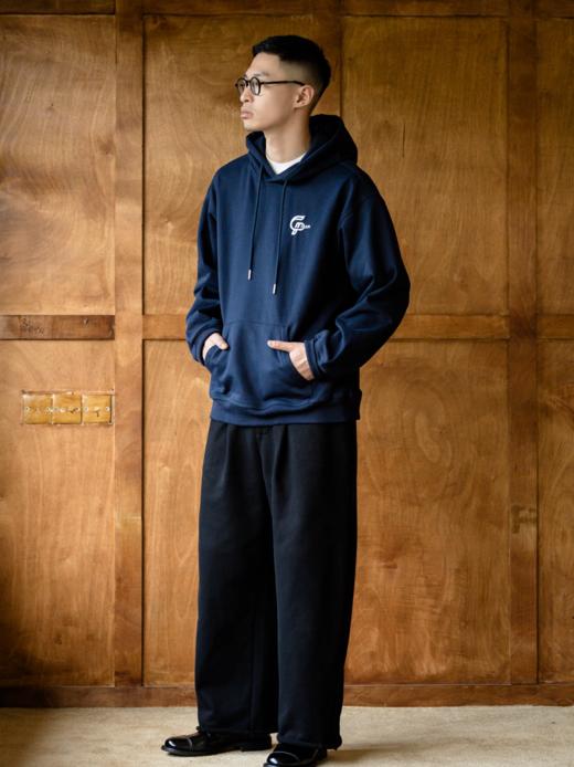 GYOZA PASTA/GP25AW-C054/宽松加绒连帽卫衣帽衫 商品图3