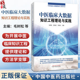 中医临床大数据知识工程理论与实践 中医临床大数据知识工程丛书 毛树松 沈绍武 李晓东 主编 9787513298575中国中医药出版社