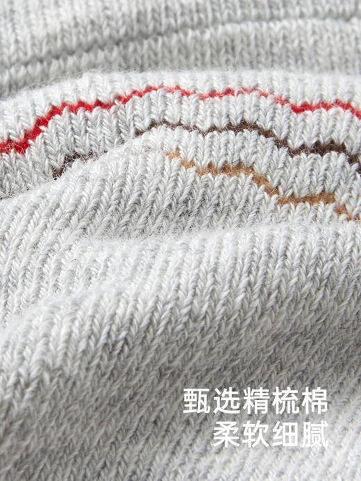 英氏儿童袜子秋冬婴儿袜子7A抗菌短袜两双装2025新款YIWBJ4Q683A 商品图1