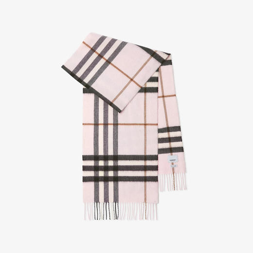 【一】BURBERRY 巴宝莉 中性格纹羊绒围巾 格子 8077877 B1017 商品图0