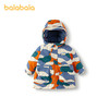 巴拉巴拉宝宝羽绒服男童冬装2025新款连帽外套撞色潮 商品缩略图4