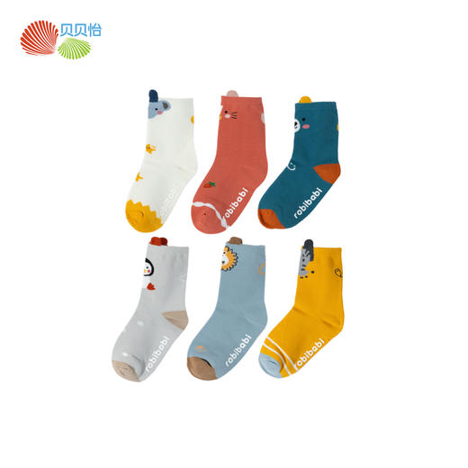 贝贝怡儿童袜（6双装）ZB3EP002 商品图5
