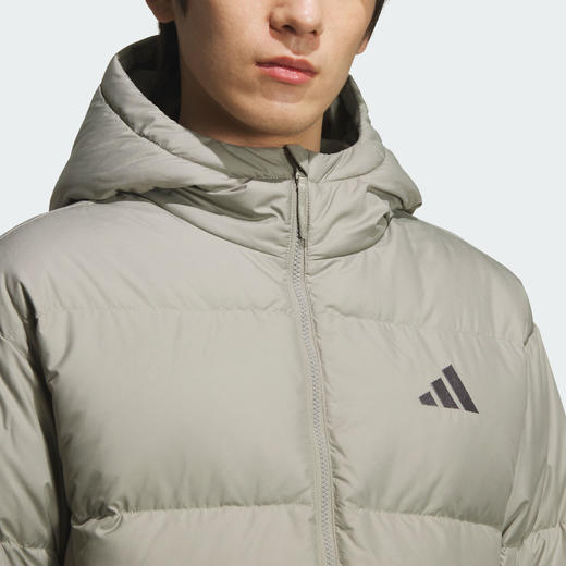 Adidas阿迪达斯BASIC DOWN JACKET 男子连帽鸭绒羽绒服KC2479李现同款 商品图6