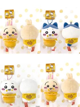 Chiikawa 吉伊卡哇 澳门限定葡挞 毛绒挂件